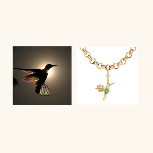 Embracing the Symbolism of the Hummingbird: LunaFlo London's Exquisite Hummingbird Charm