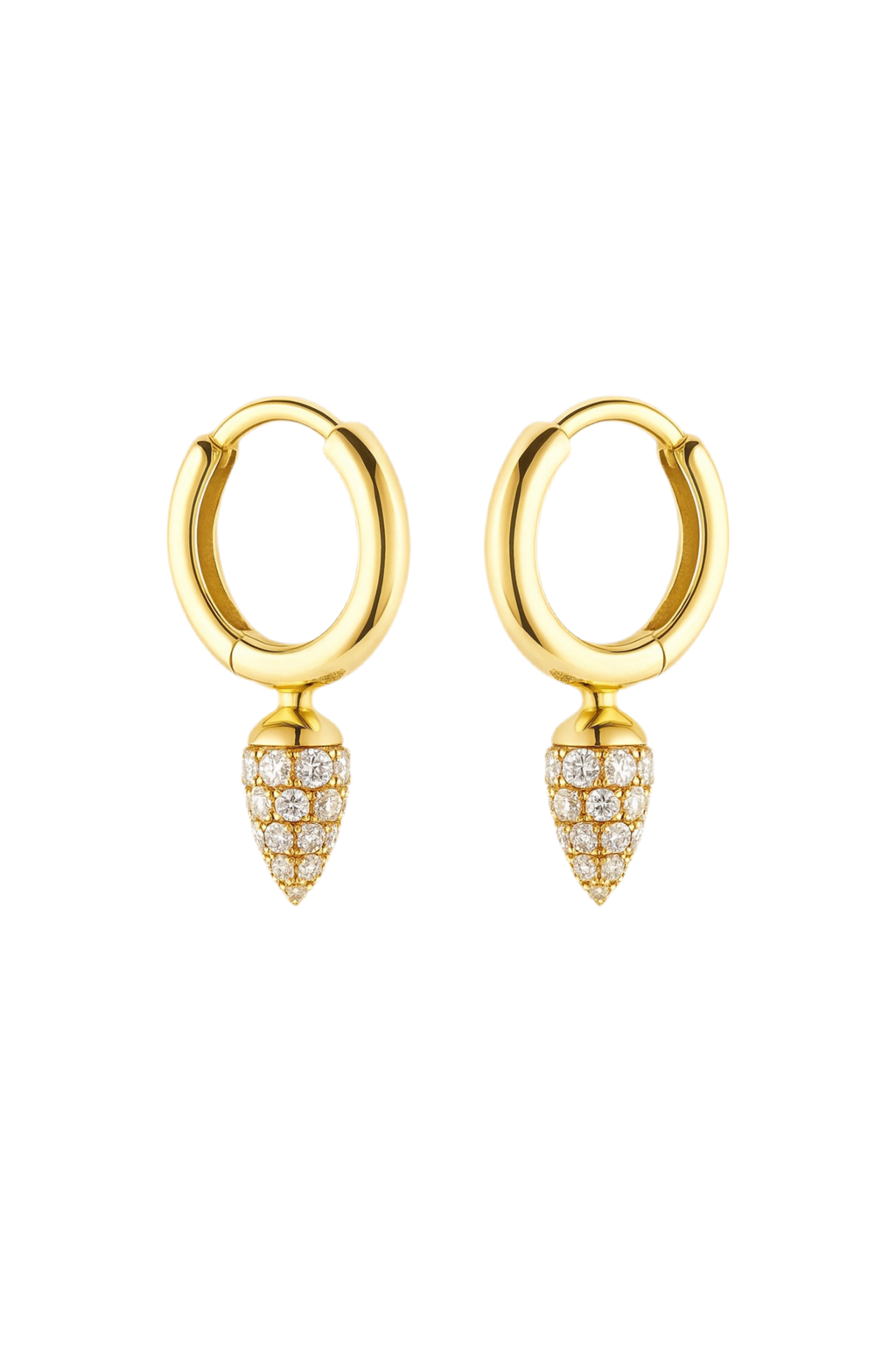 Golden Pinecone Earrings