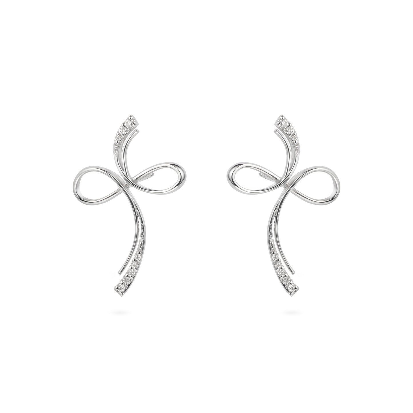 Infinity Bow Earrings