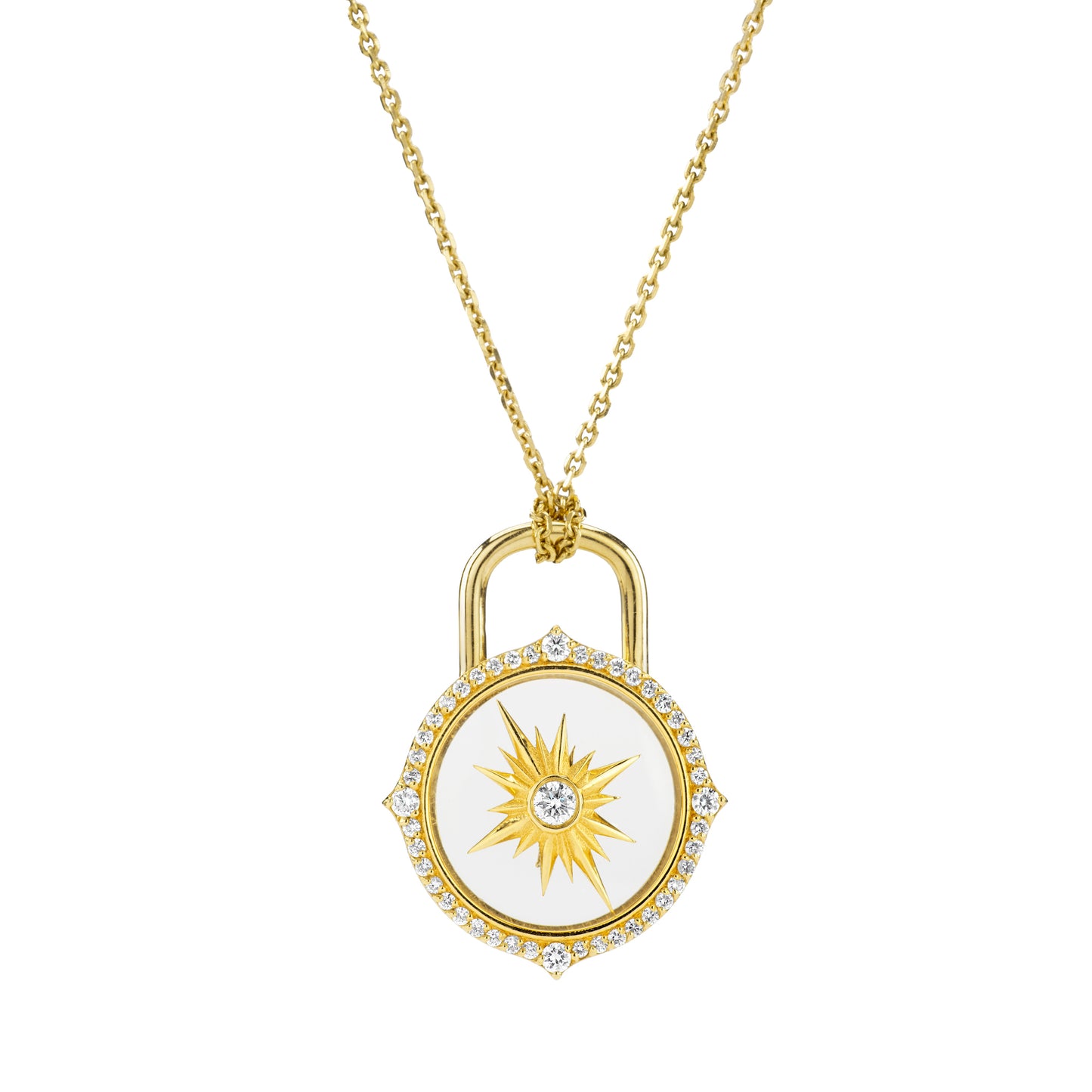 North Star Compass Necklace | LunaFlo London