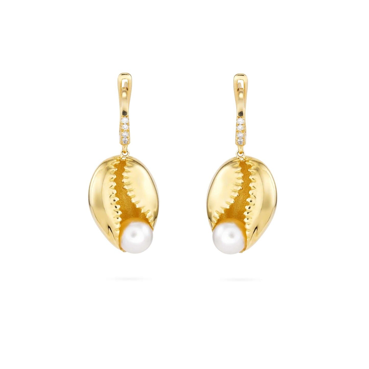 Cowrie Shell Drop Earrings | LunaFlo London