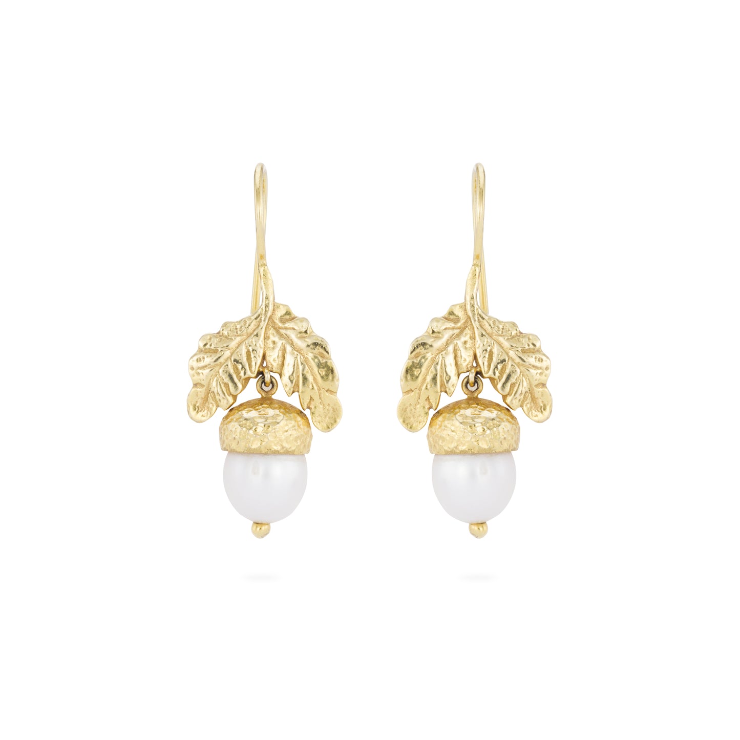 Pearl Acorn Earrings | LunaFlo London