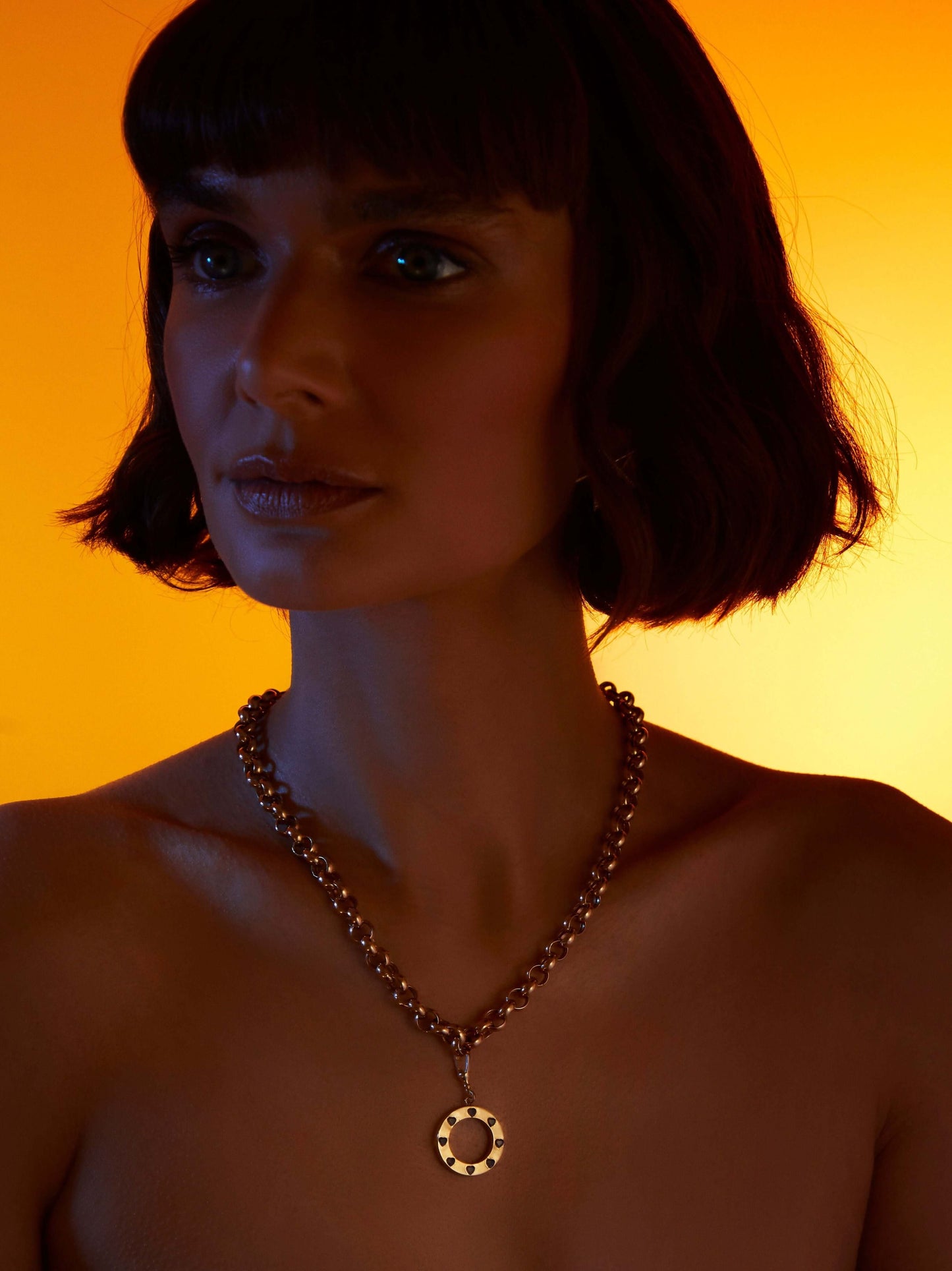 Blue Heart Wheel Charm | LunaFlo London