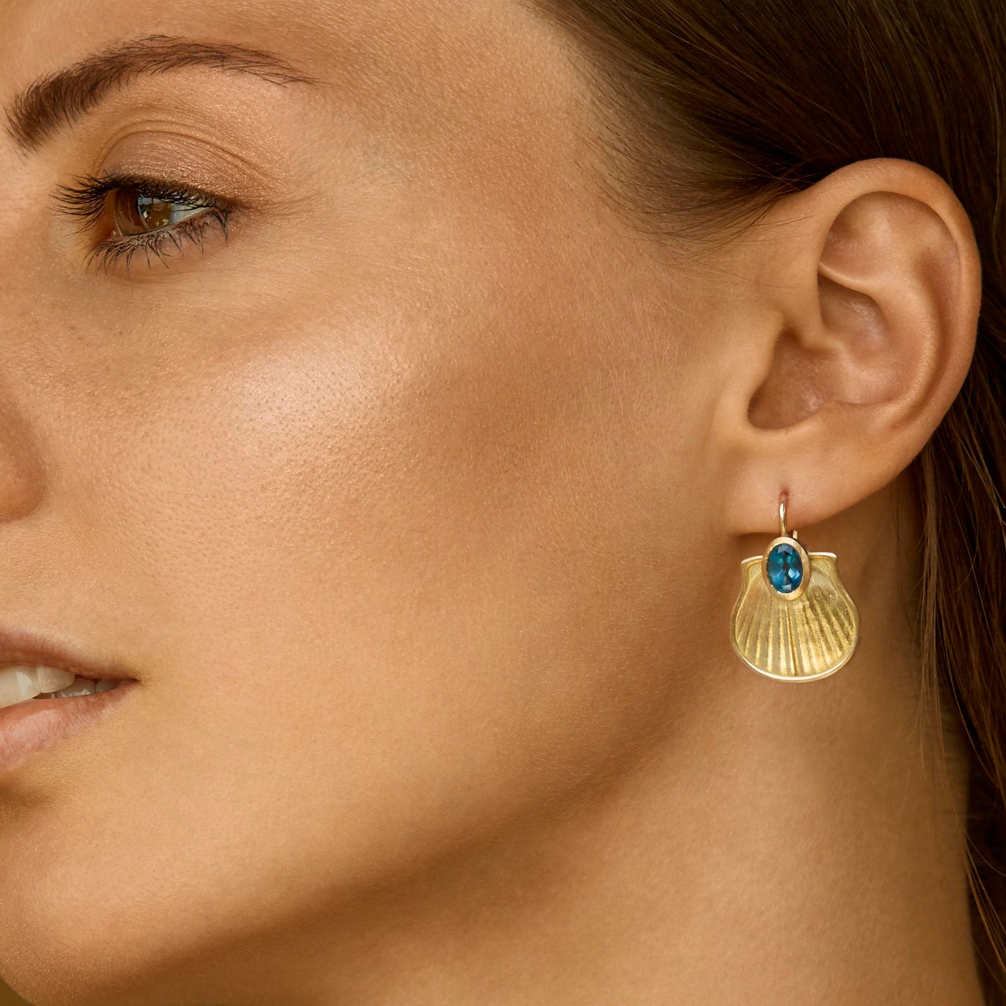 Egyptian Shell Earrings | LunaFlo London