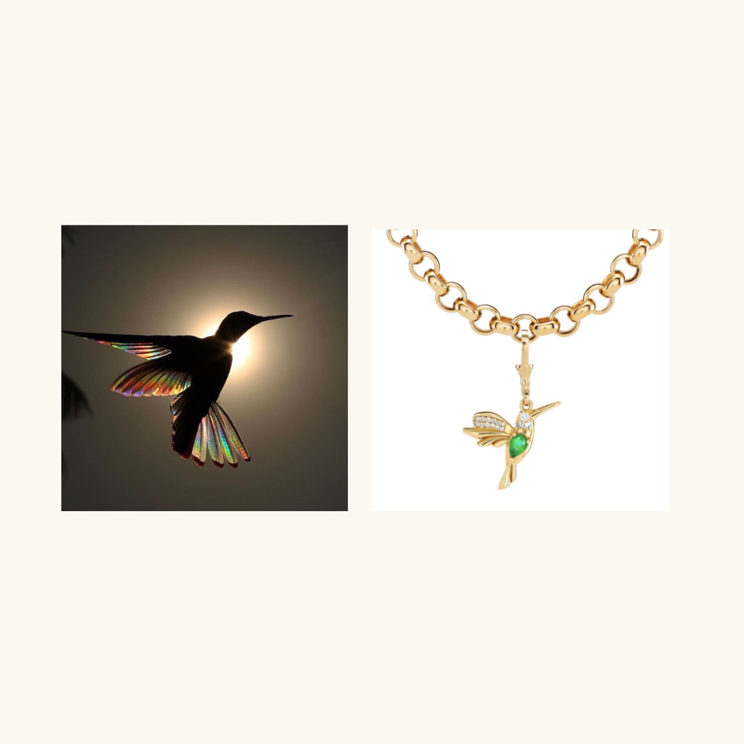 Embracing the Symbolism of the Hummingbird: LunaFlo London's Exquisite Hummingbird Charm