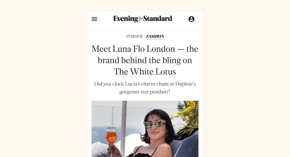 LunaFlo London Featured in The Evening Standard