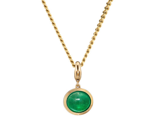 Emerald Drop Charm
