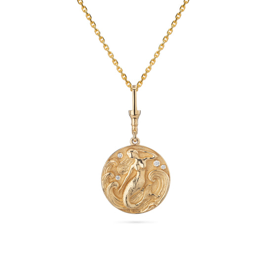 Mermaid Coin Charm