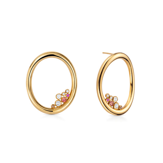 Golden Pool Earrings