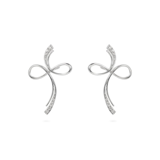 Infinity Bow Earrings