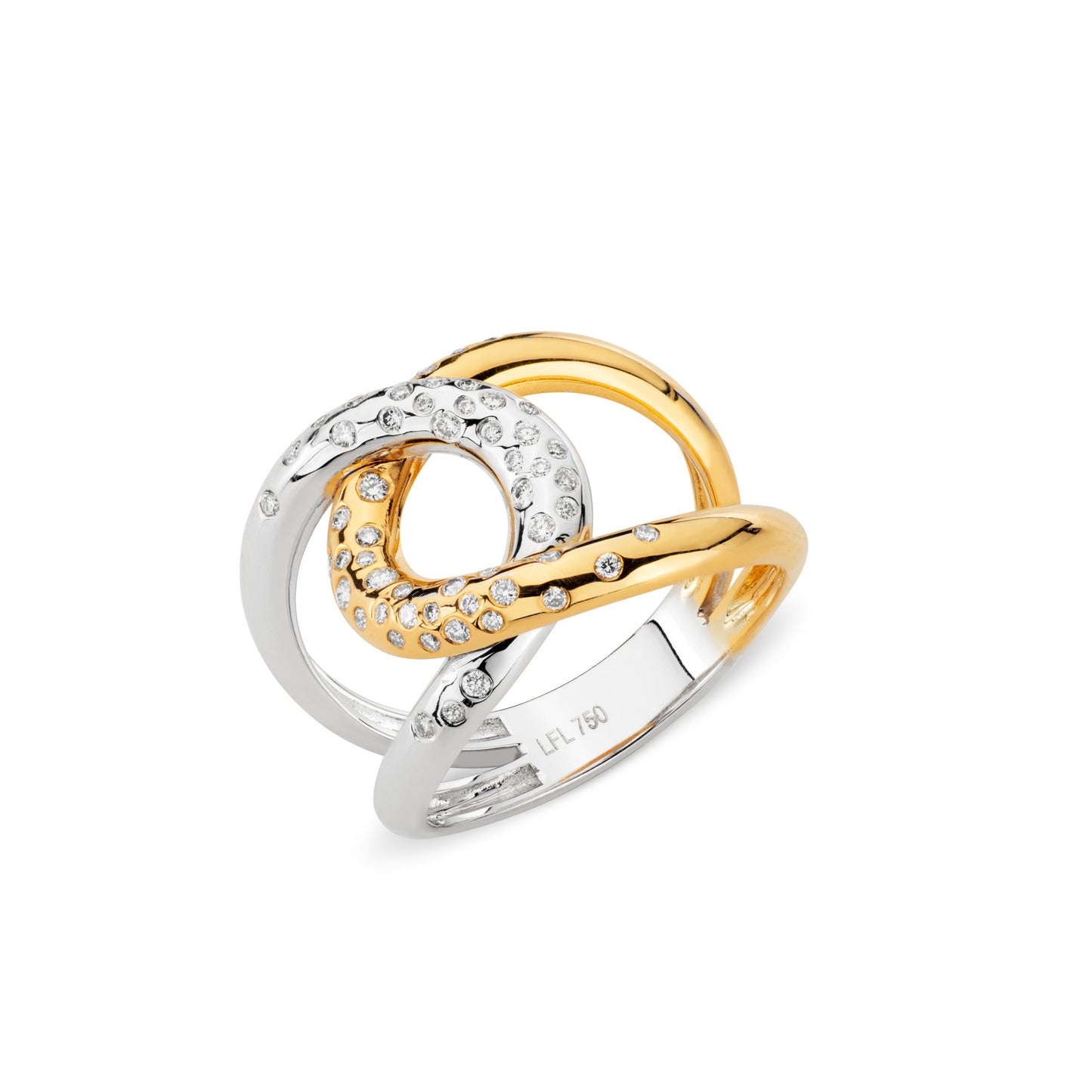 Eclipse Duo Infinity Cocktail Ring