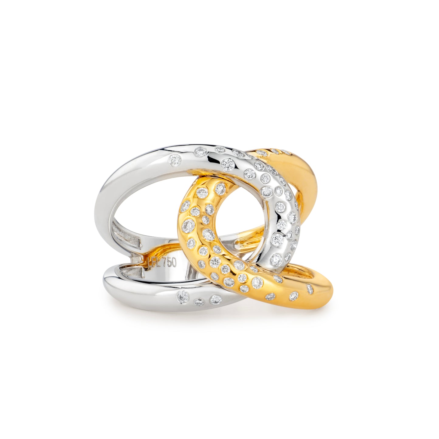 Eclipse Duo Infinity Cocktail Ring