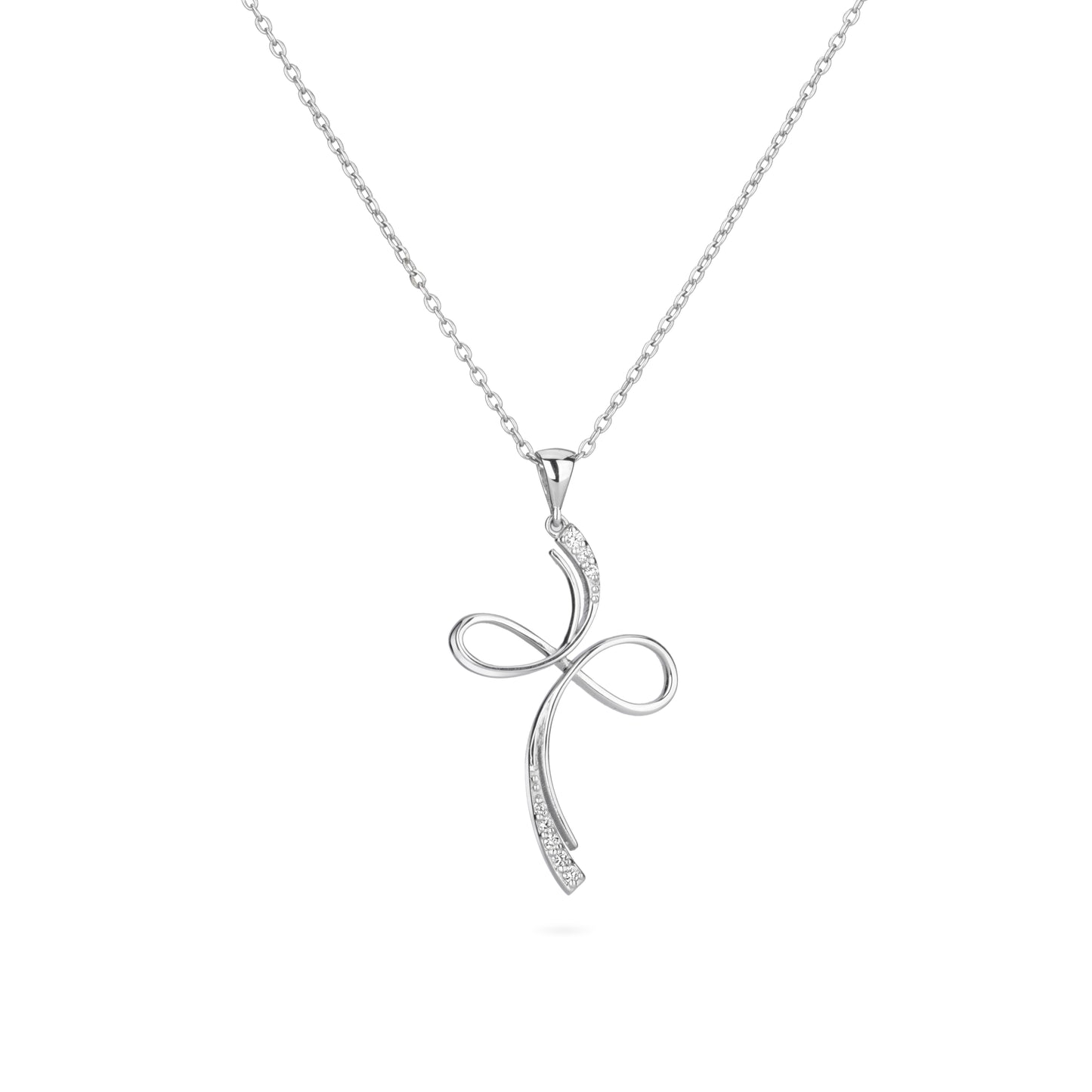 Infinity Bow Necklace