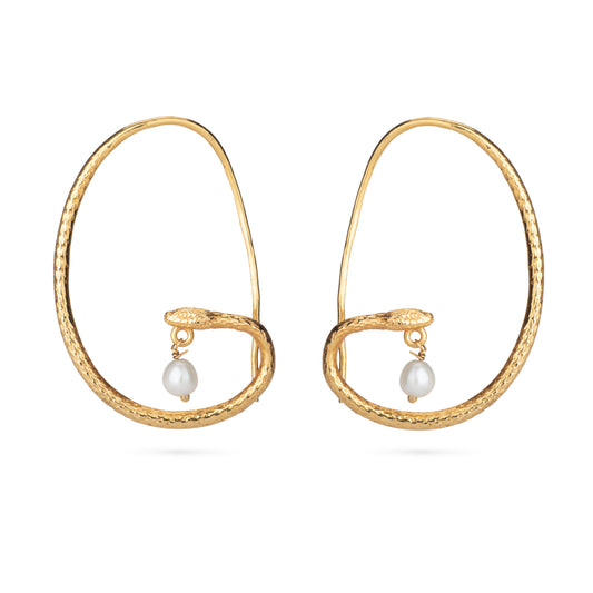 Eternal Renewal Snake Earrings