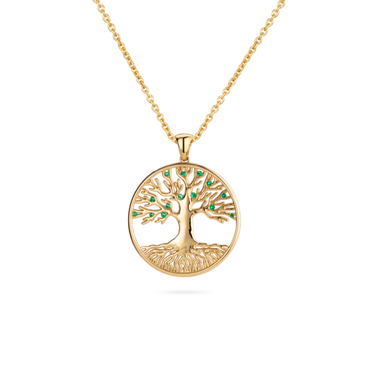 Emerald Tree Necklace | LunaFlo London
