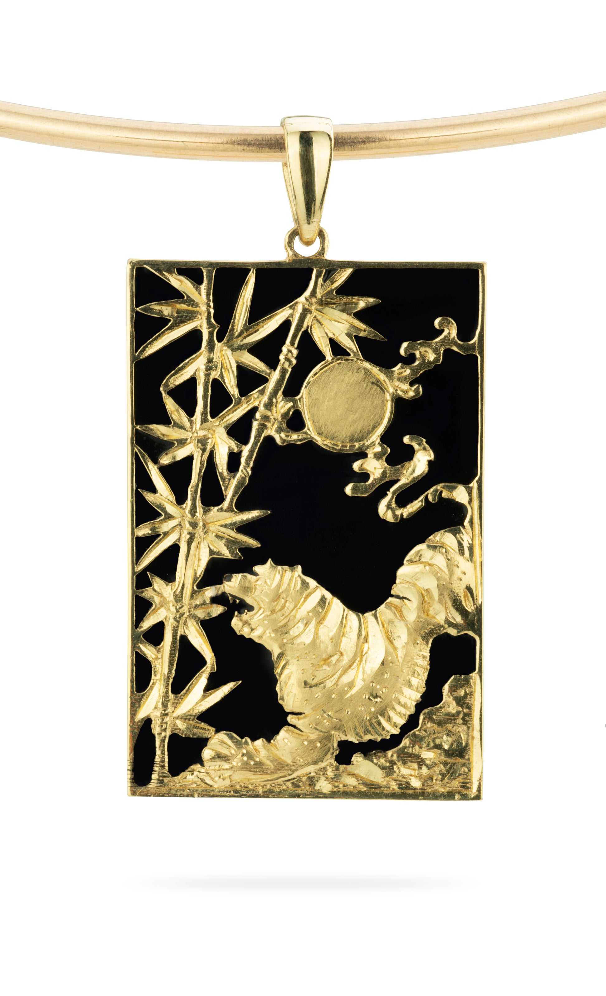Golden Tiger Necklace | LunaFlo London