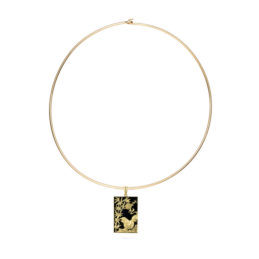 Golden Tiger Necklace | LunaFlo London