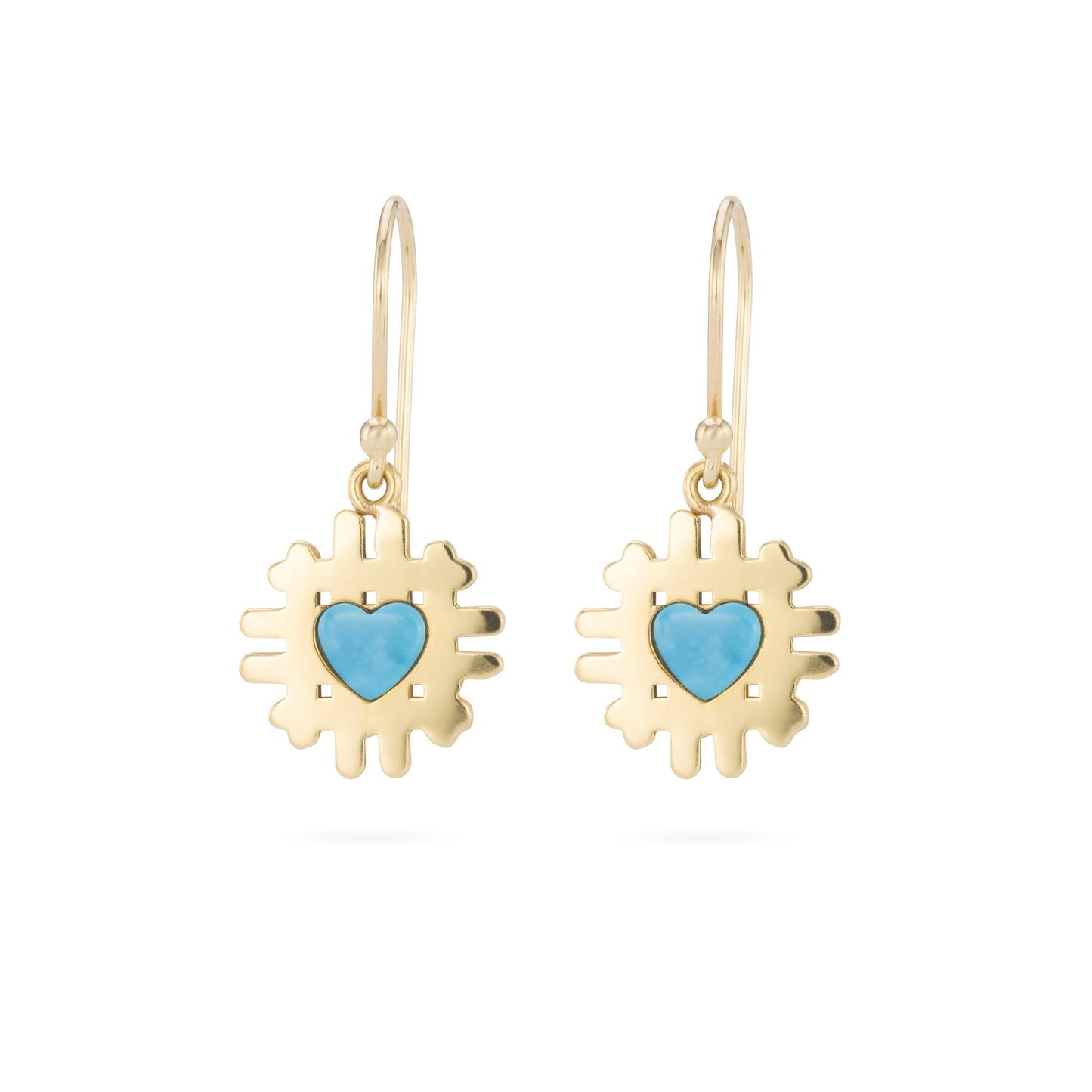 Native Heart Earrings | LunaFlo London