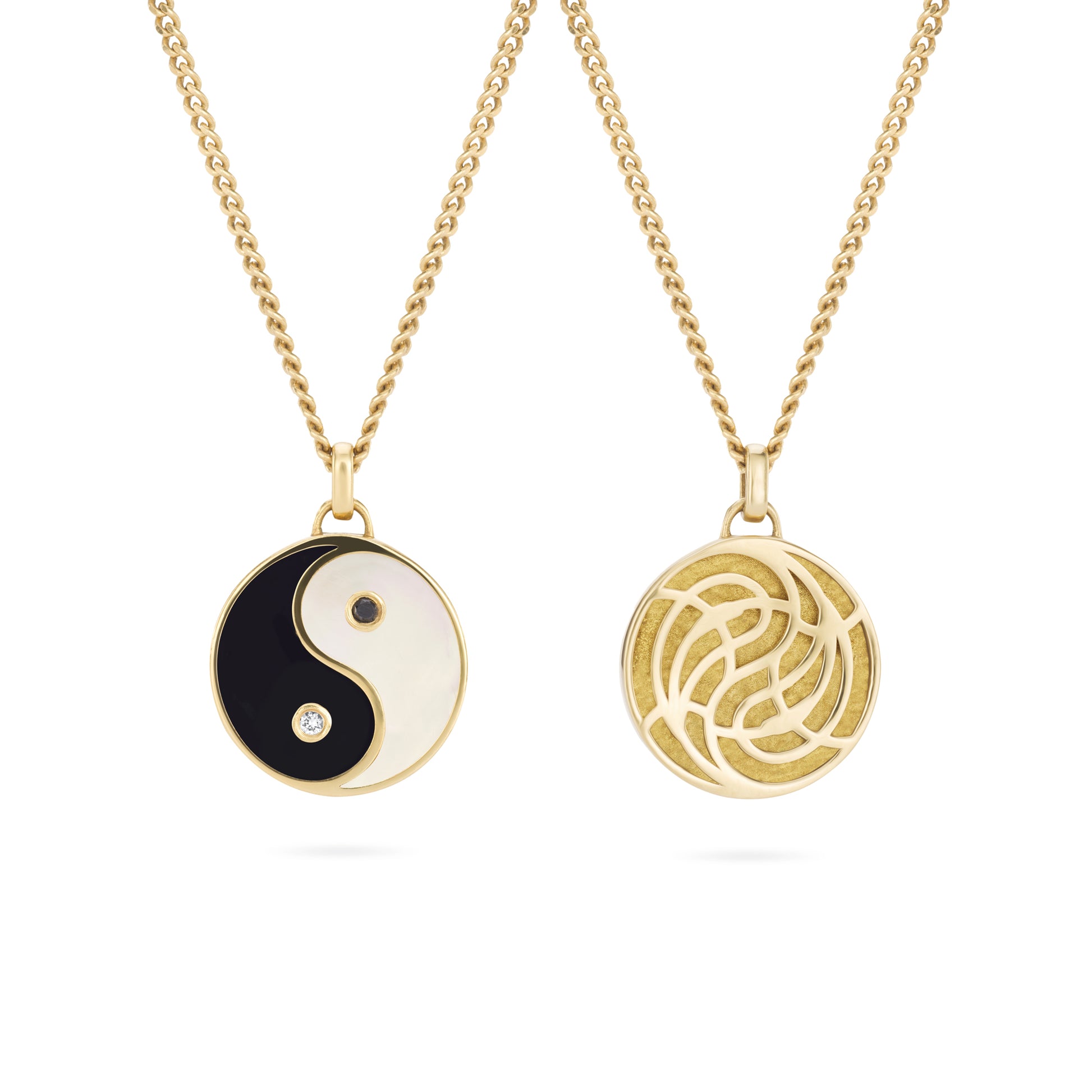 Yin Yang Pendant Necklace Lunaflolondon